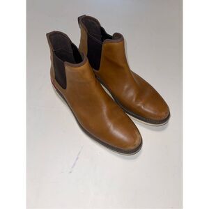 Cole Haan Chelsea Boots Mens Size 12M Brown Leather Ankle Pull On Dress Shoes
